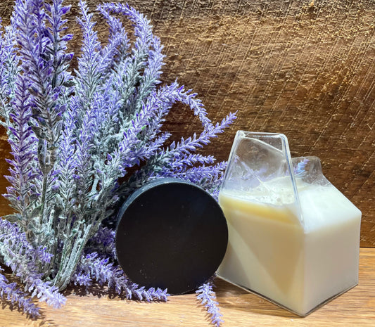 Charcoal Lavender/Patchouli Milk Soap (2)
